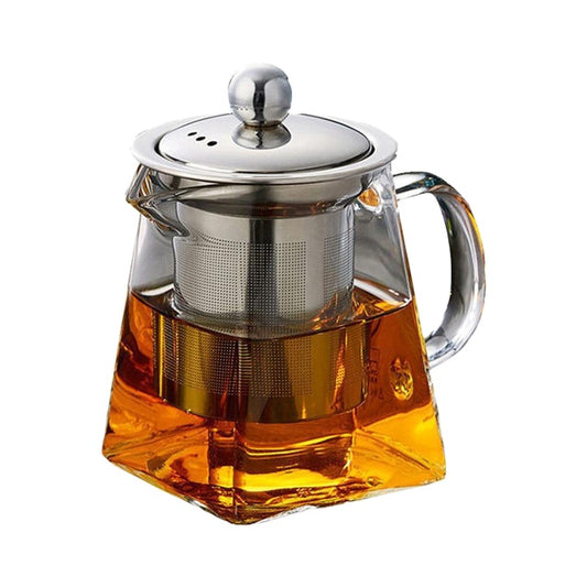 Square Glass Teapot - Three Sizes